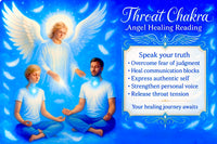 Throat Chakra Angel Healing Reading