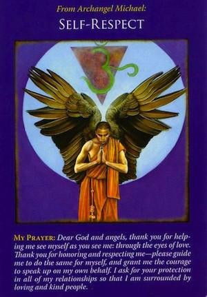 Archangel Michael is supporting your quest for happiness, health, and abundance by advising you to respect and love yourself.