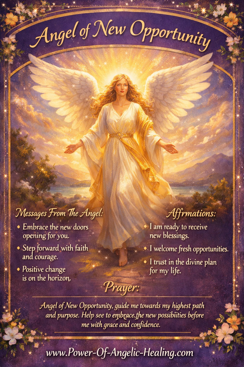 Angel of New Opportunity: A Divine Message for Your Life