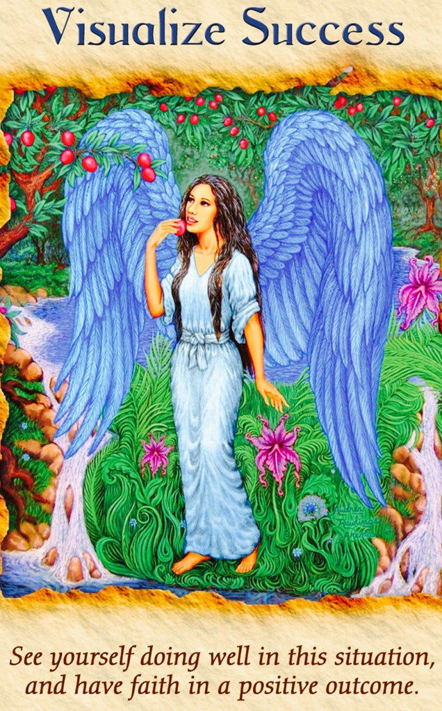 See yourself doing well in this situation, and have faith in a positive outcome.