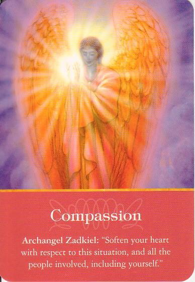 Archangel Zadkiel: Soften your heart with respect to this situation, and all the people involved, including yourself.