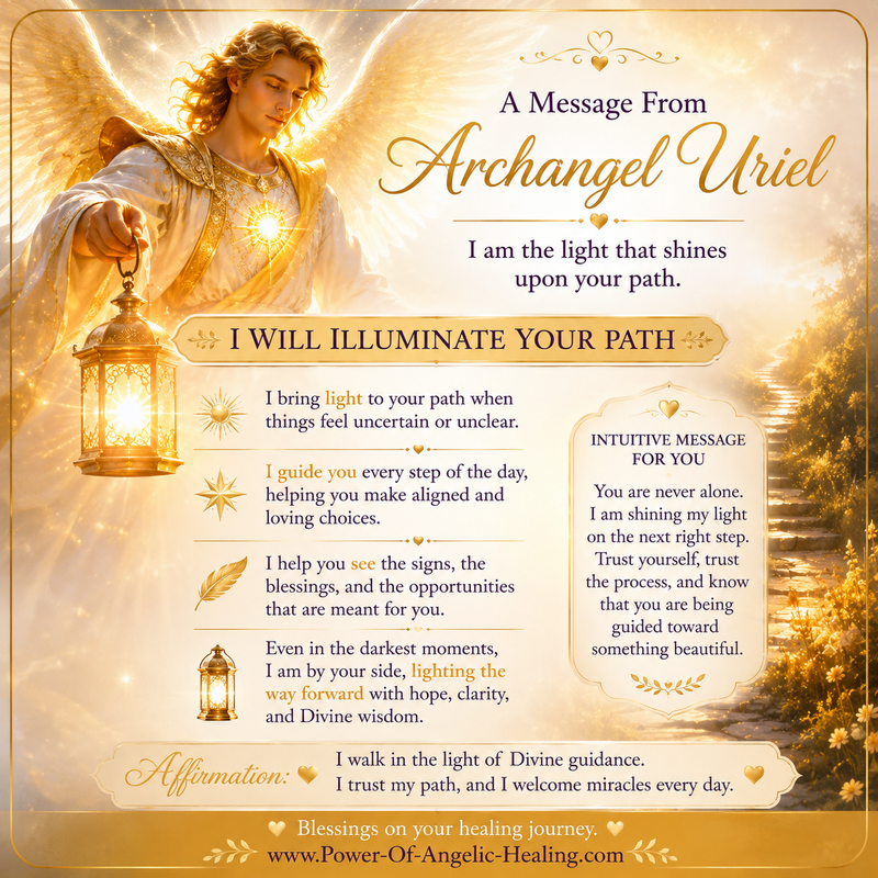 ✨ I Will Illuminate Your Path. A Message From Archangel Uriel