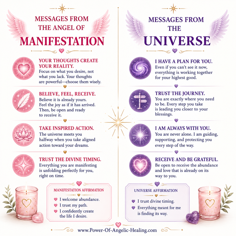 Messages From the Angel of Manifestation & Messages From the Universe