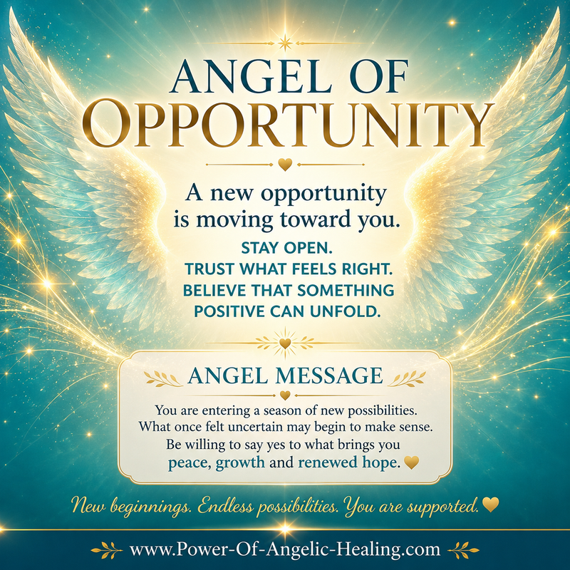 Angel of Opportunity: Stay Open to the New Possibilities Finding Their Way to You