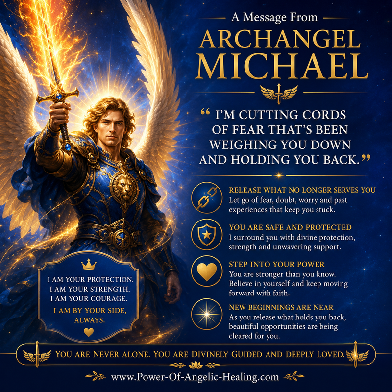 Archangel Michael: Cutting the Cords of Fear & Reclaiming Your Strength