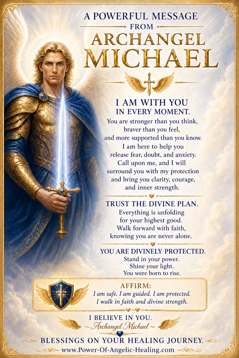 A Powerful Message from Archangel Michael  Strength, Protection & Moving Forward with Clarity