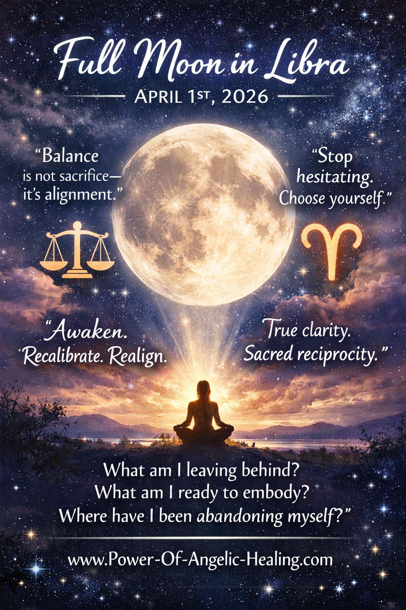 Full Moon in Libra — April 1st, 2026: A Threshold Between Self and Soul