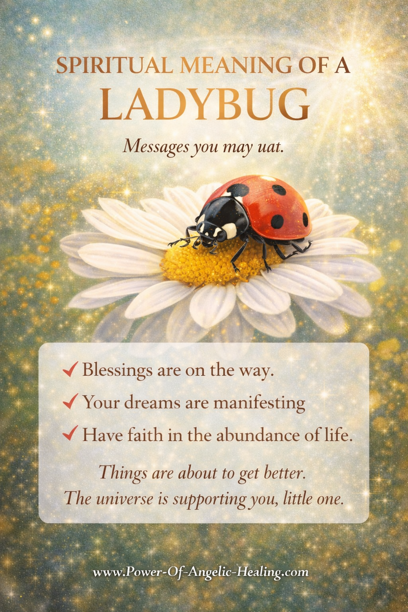 🐞 Spiritual Meaning of a Ladybug  Messages from the Universe & Gentle Guidance for Your Journey