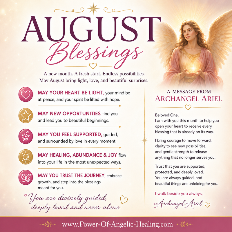 A Loving Welcome to August🙏🏼