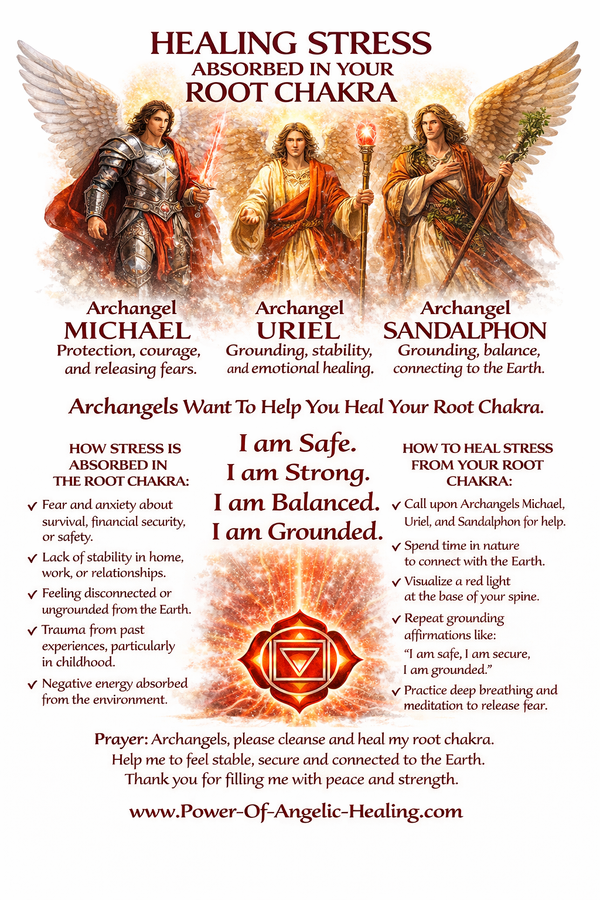 Healing Stress Absorbed in Your Root Chakra