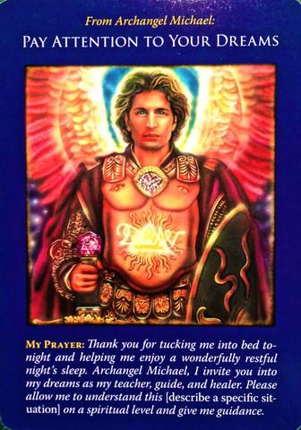 Archangel Michael ~ Pay Attention To Your Dreams.