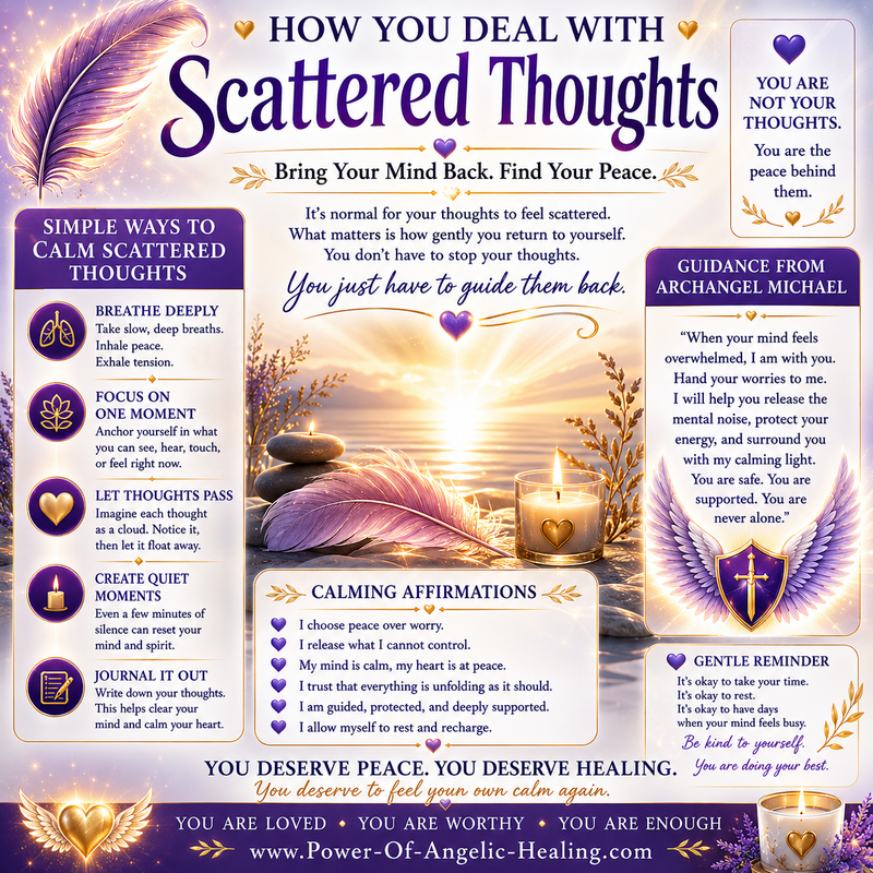 How to Deal With Scattered Thoughts: Finding Peace One Moment at a Time