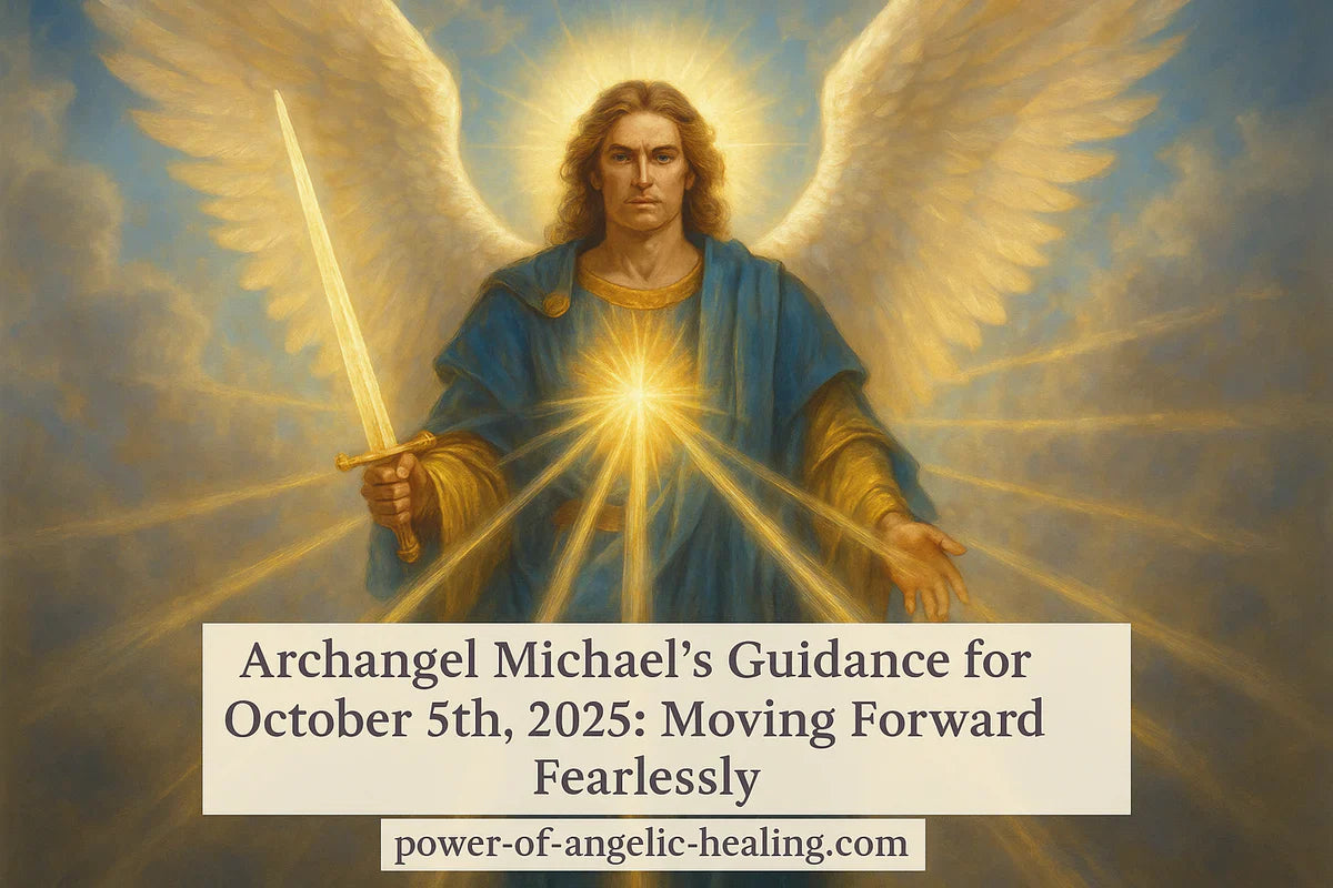 Archangel Michael's Guidance for October 5th, 2025: Moving Forward Fearlessly.