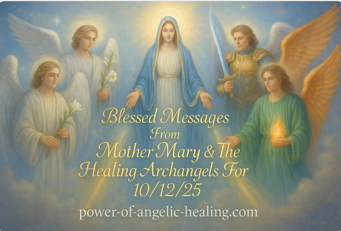 Blessed Messages From Mother Mary & The Healing Archangels For 10/12/25.