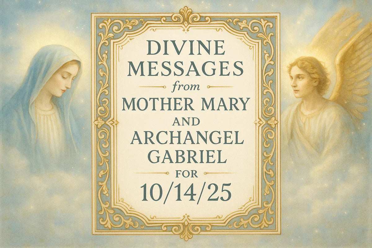 Divine Messages from Mother Mary and Archangel Gabriel For 10/14/25.