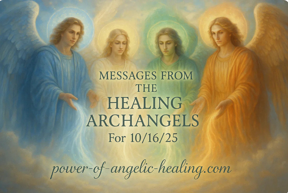Messages from the Healing Archangels For 10/16/25.