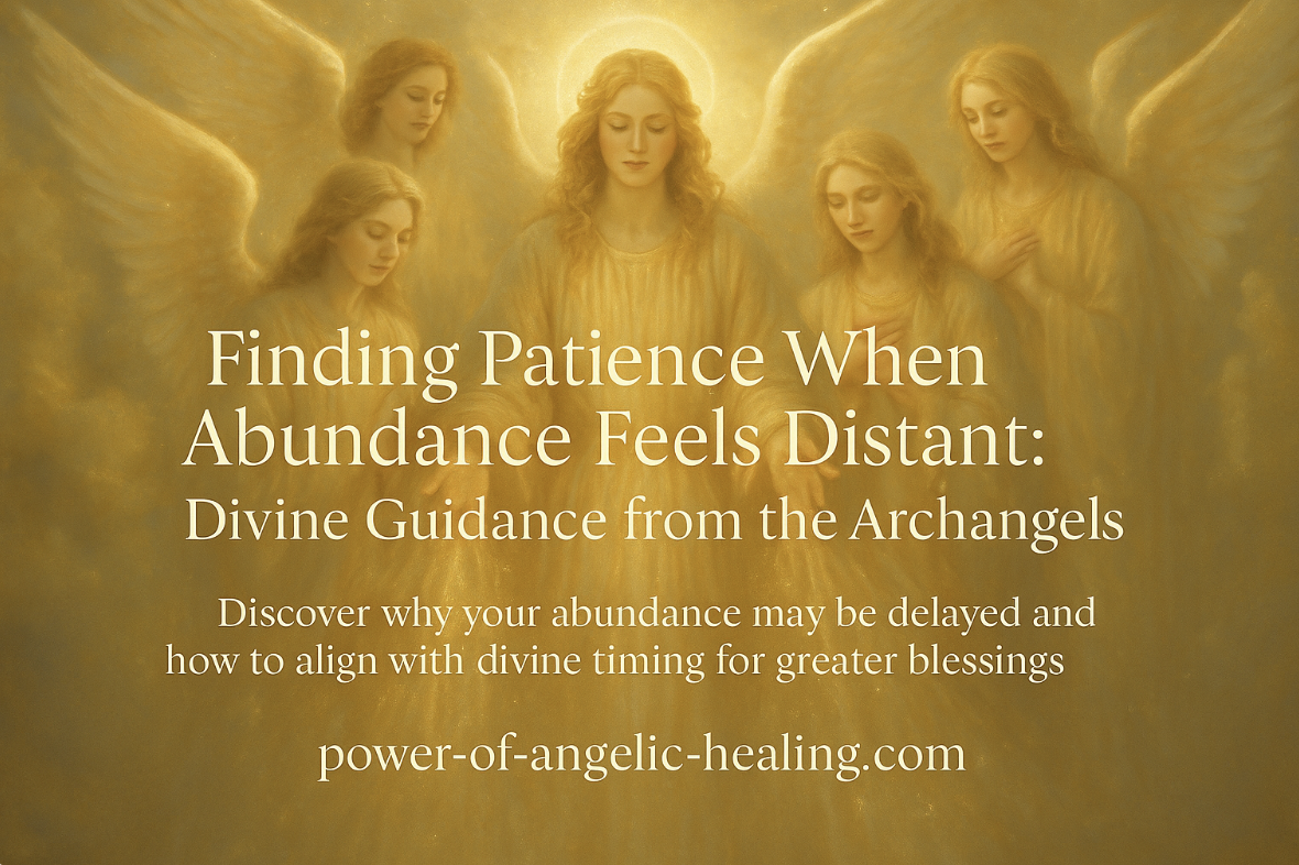 Finding Patience When Abundance Feels Distant: Divine Guidance from the Archangels  Discover why your abundance may be delayed and how to align with divine timing for greater blessings