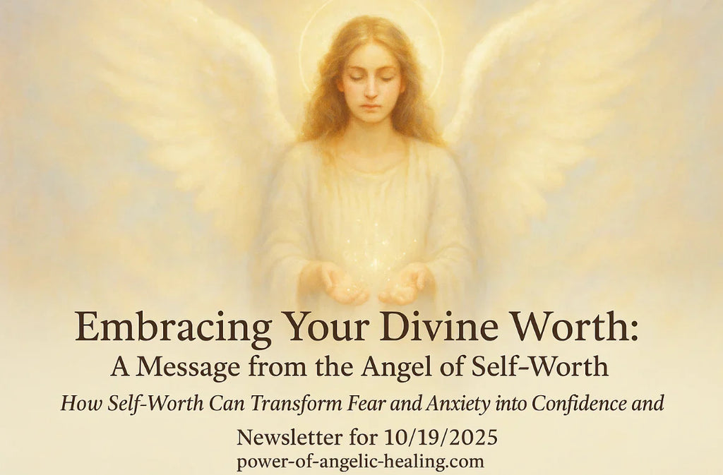 Embracing Your Divine Worth: A Message from the Angel of Self-Worth.