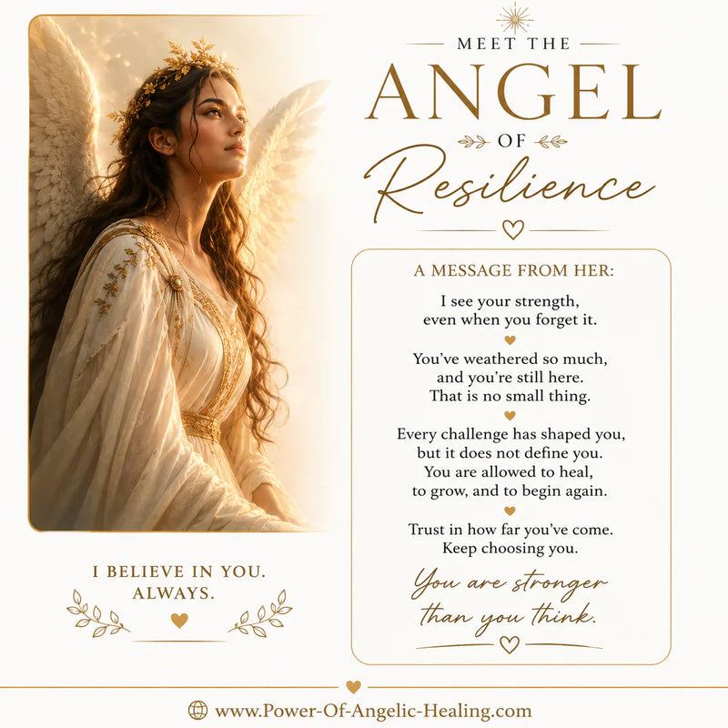 Meet the Angel of Resilience. A Gentle Reminder That You Are Stronger Than You Think