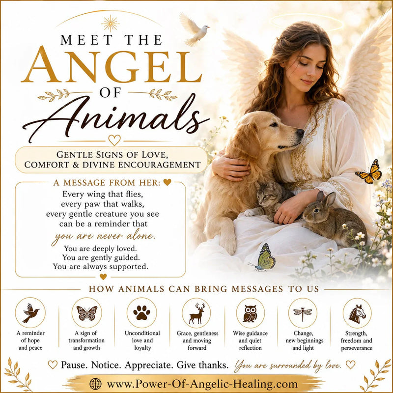 🕊️ Meet the Angel of Animals. Gentle Signs of Love, Comfort & Divine Encouragement
