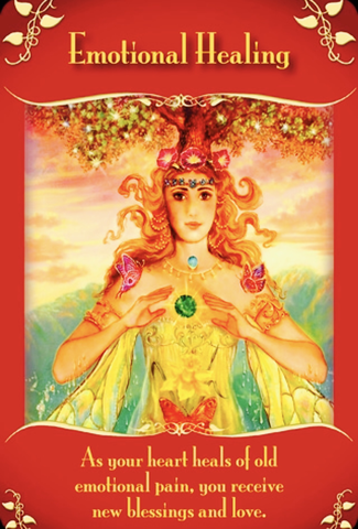 Emotional Healing: “As your heart heals of old emotional pain, you receive new blessings and love.”