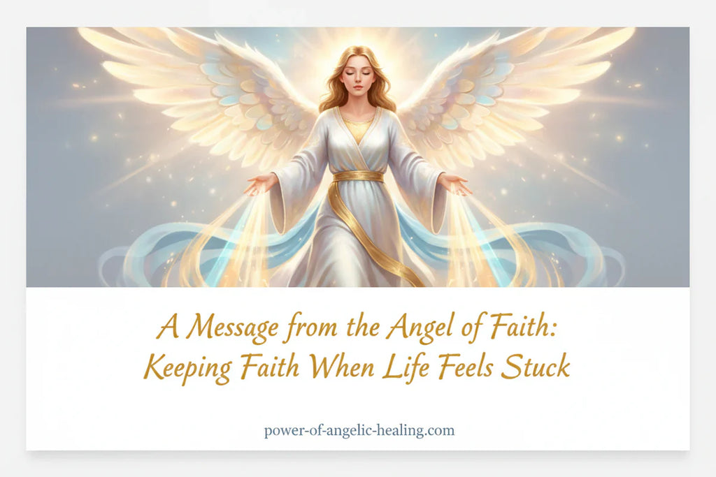 A Message from the Angel of Faith: Keeping Faith When Life Feels Stuck.
