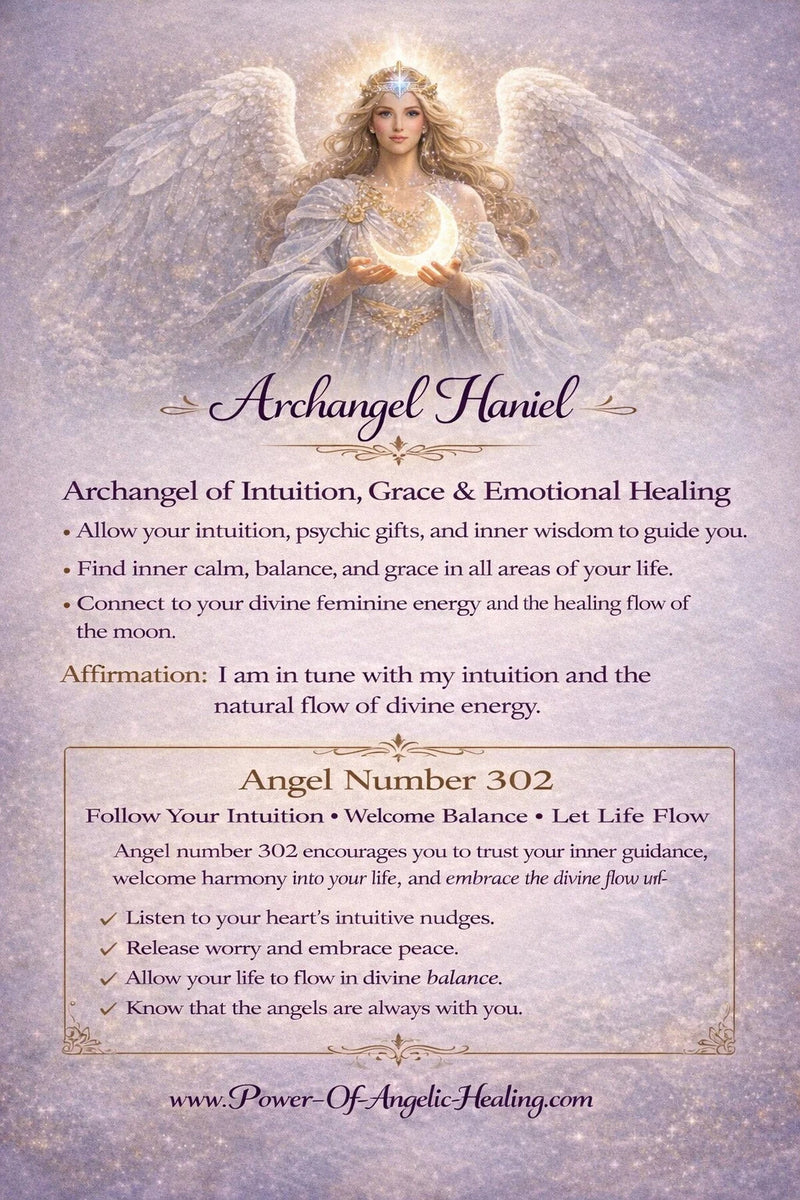 Message from Archangel Haniel: Find inner calm, balance, and grace in all areas of your life.