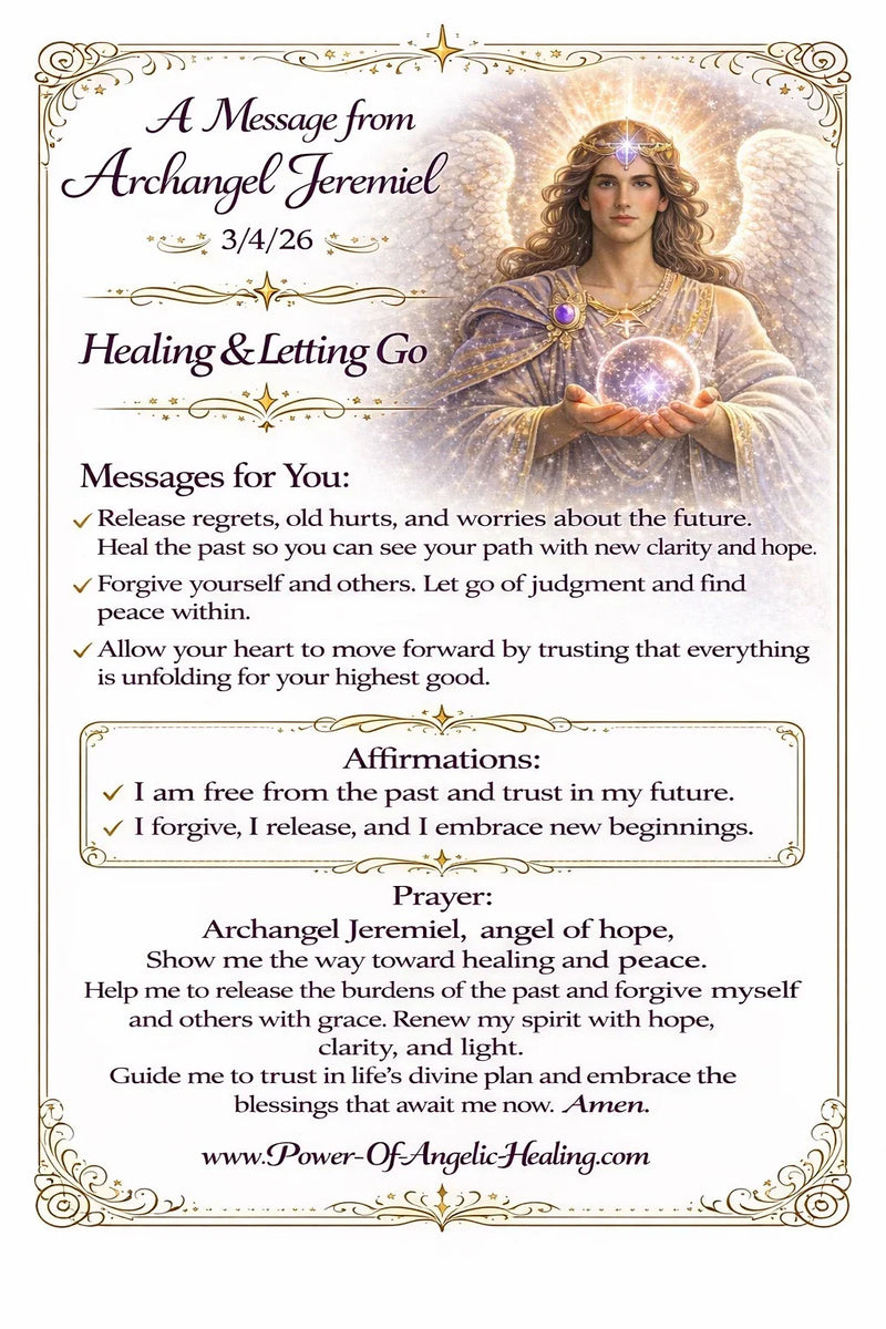 Releasing the Past & Opening to the Blessings Ahead