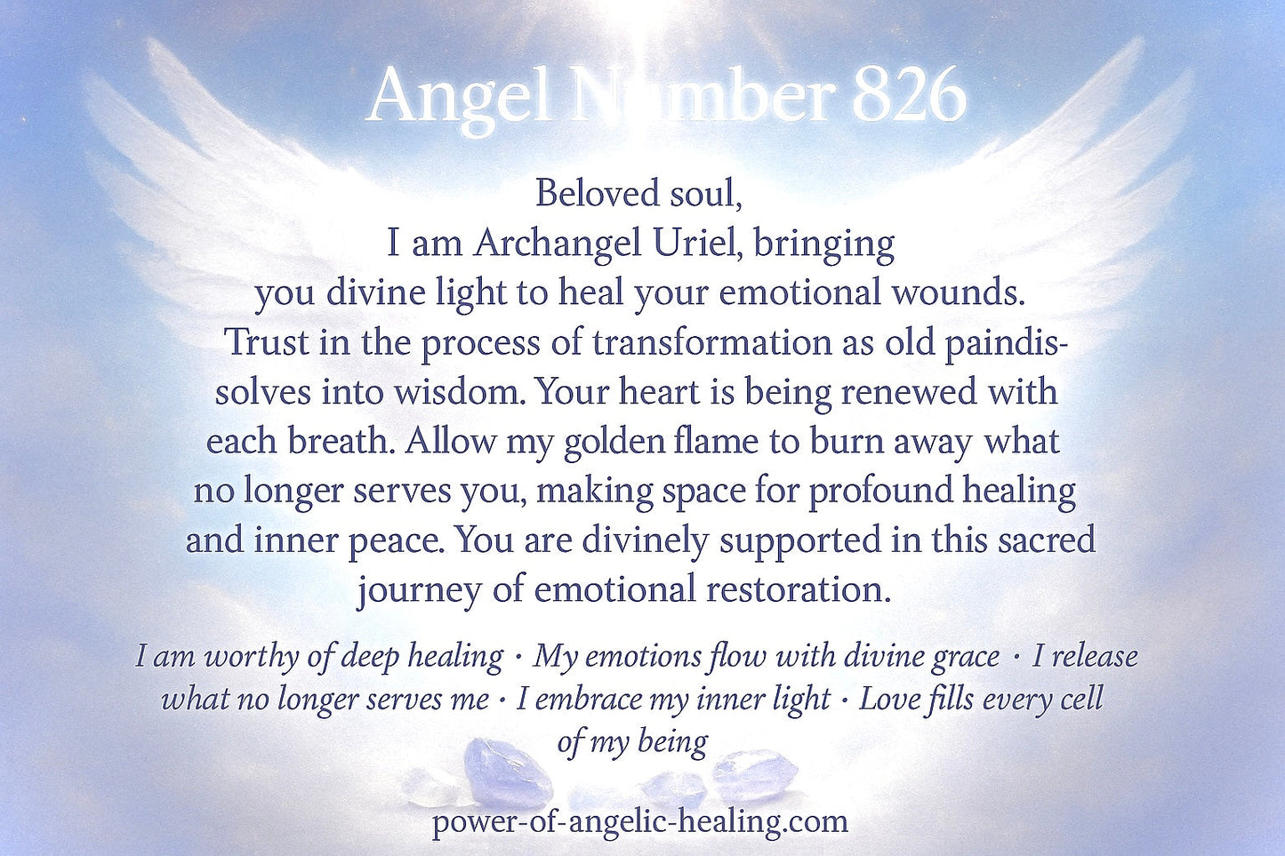 Angelic message for 826
