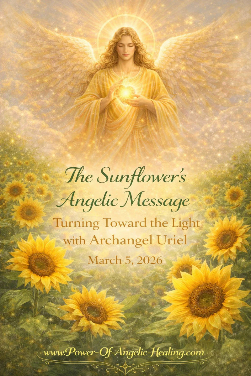 🌻 The Sunflower’s Angelic Message for 3•5•2026-Turning Toward the Light with Archangel Uriel
