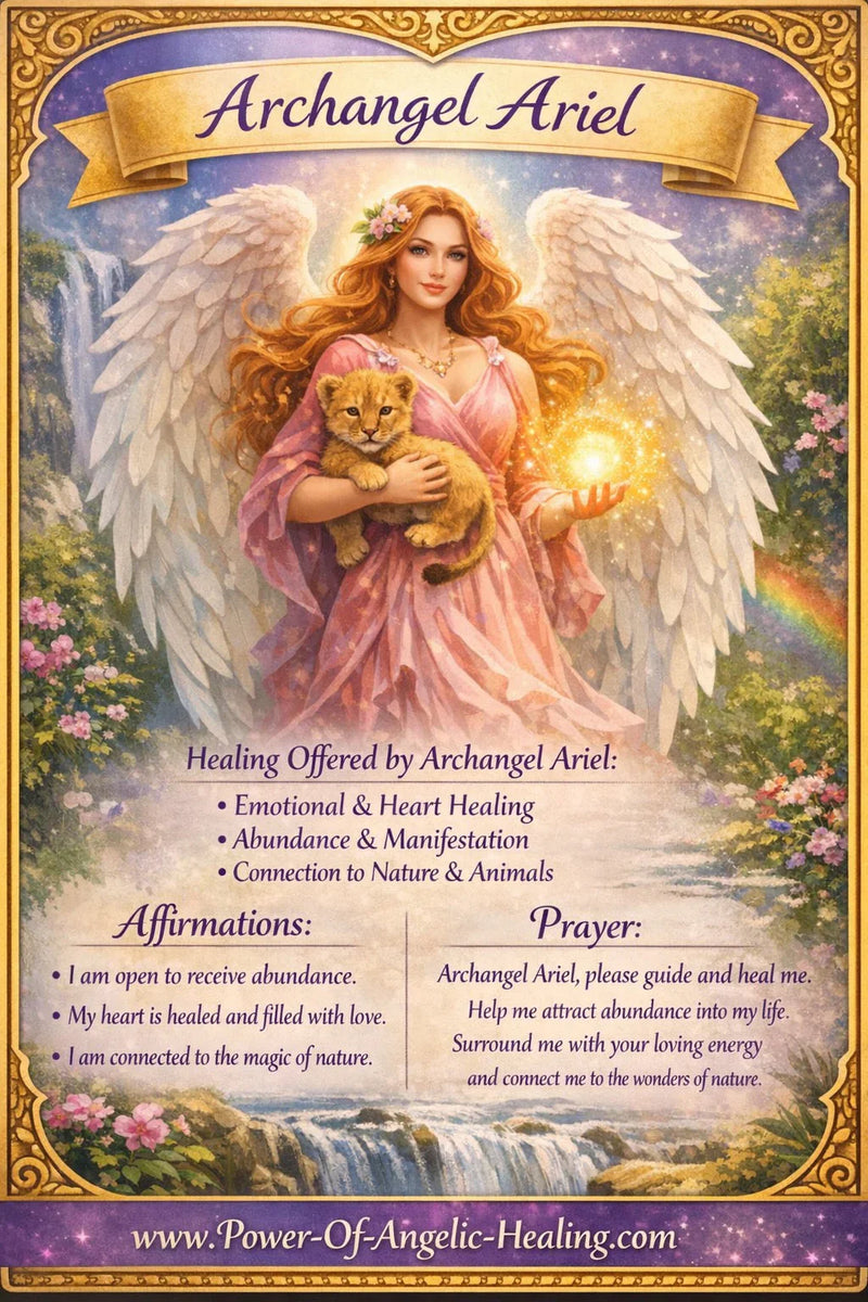 Archangel Ariel✨Angel of Nature, Courage & Abundance