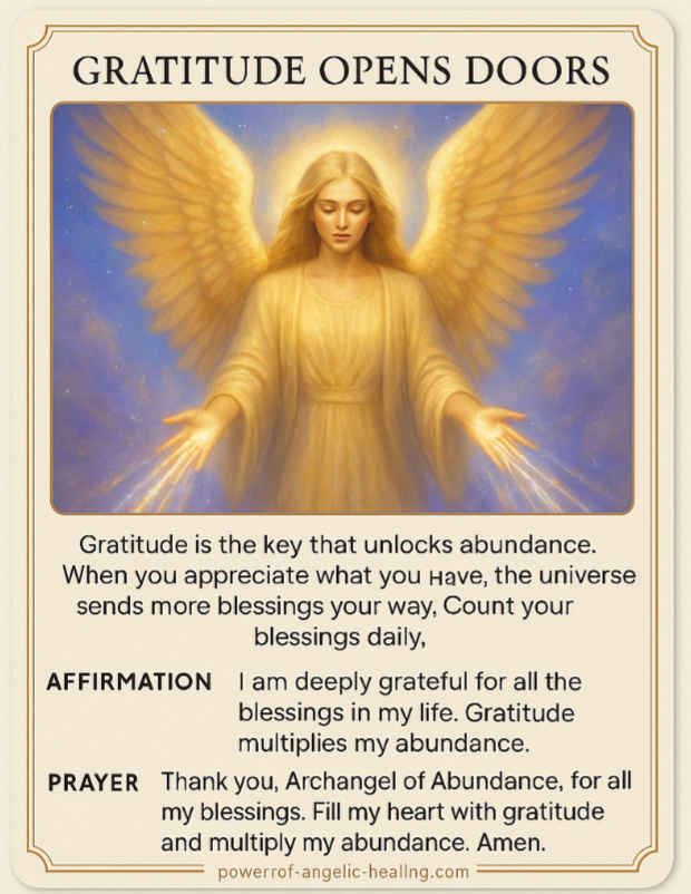 Gratitude Opens Doors