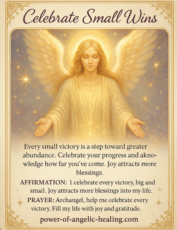 Celebrate Small Wins: The Path to Greater Abundance