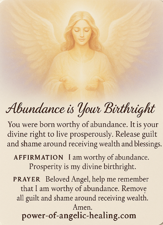 Abundance is Your Birthright
