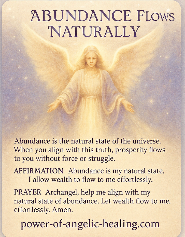 Abundance Flows Naturally