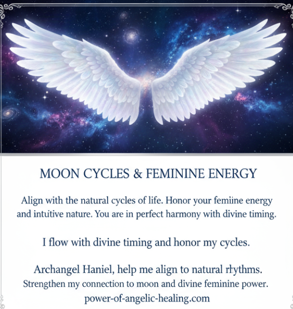 Archangel Haniel Moon Cycles & Feminine Energy