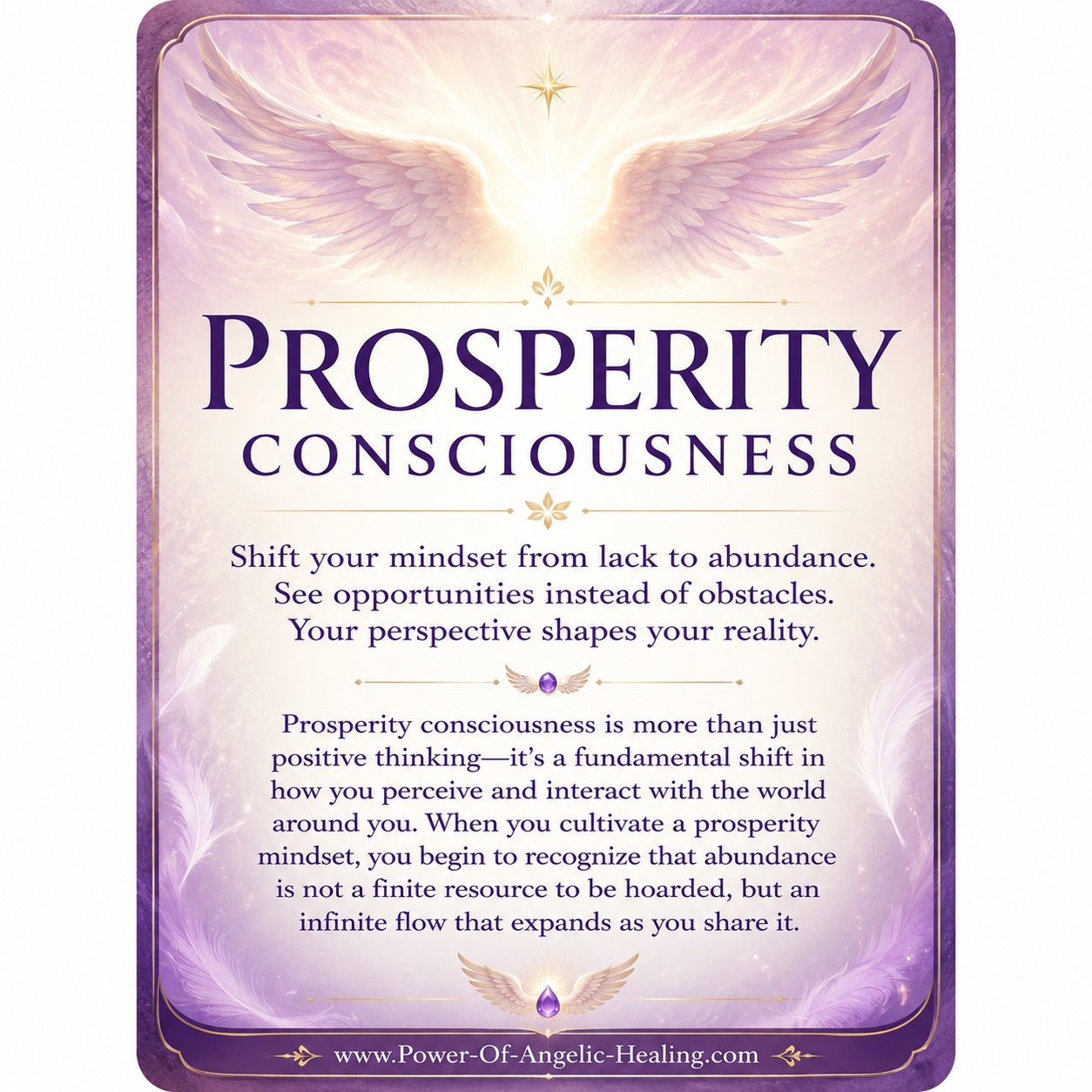 Prosperity Consciousness