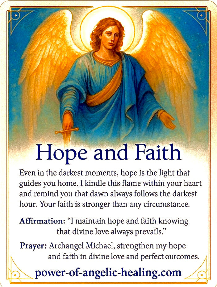 Archangel Michael: Understanding Hope and Faith.