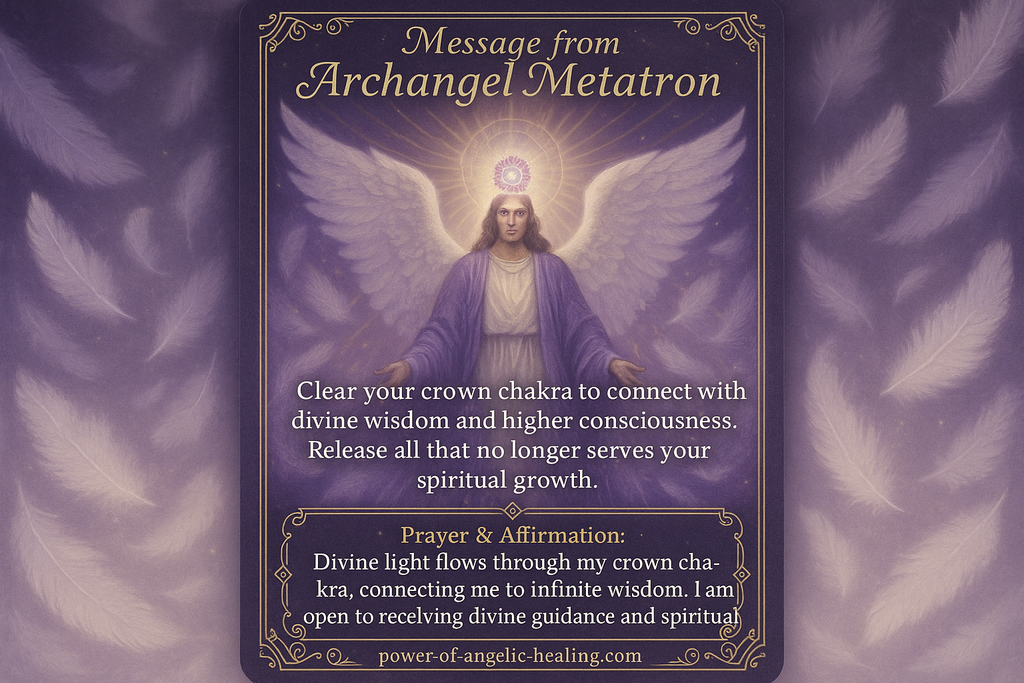 Message from Archangel Metatron