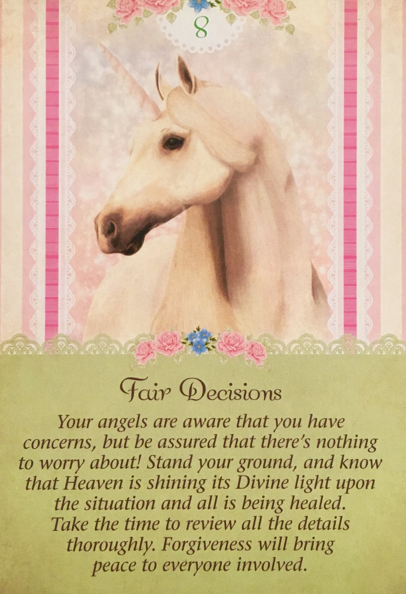 Fair Decisions: “Your angels are aware that you have concerns, but be assured that there is nothing to worry about!