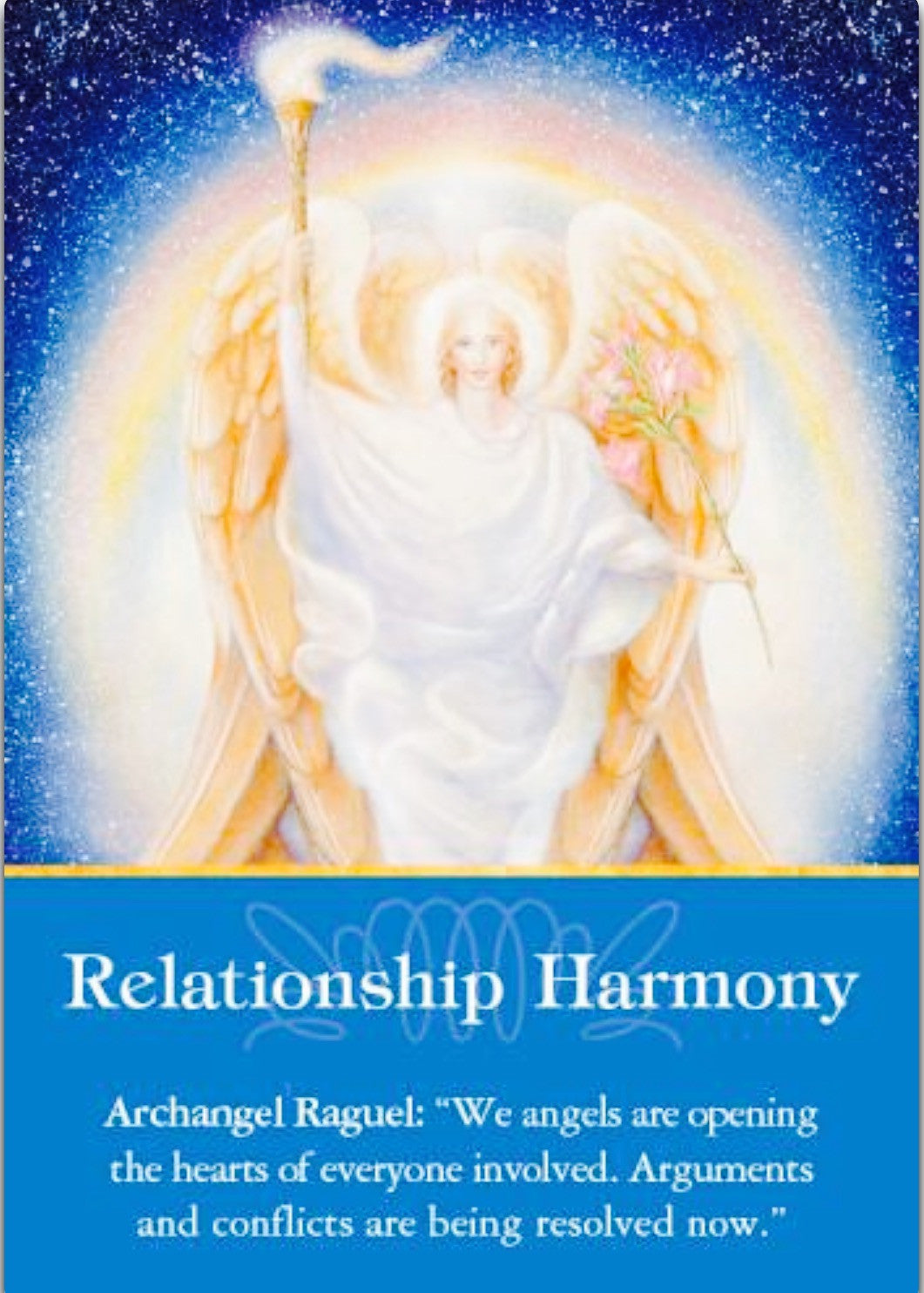 Archangel Raguel: “We angels are opening the hearts of everyone involved. Arguments and conflicts are being resolved now.”