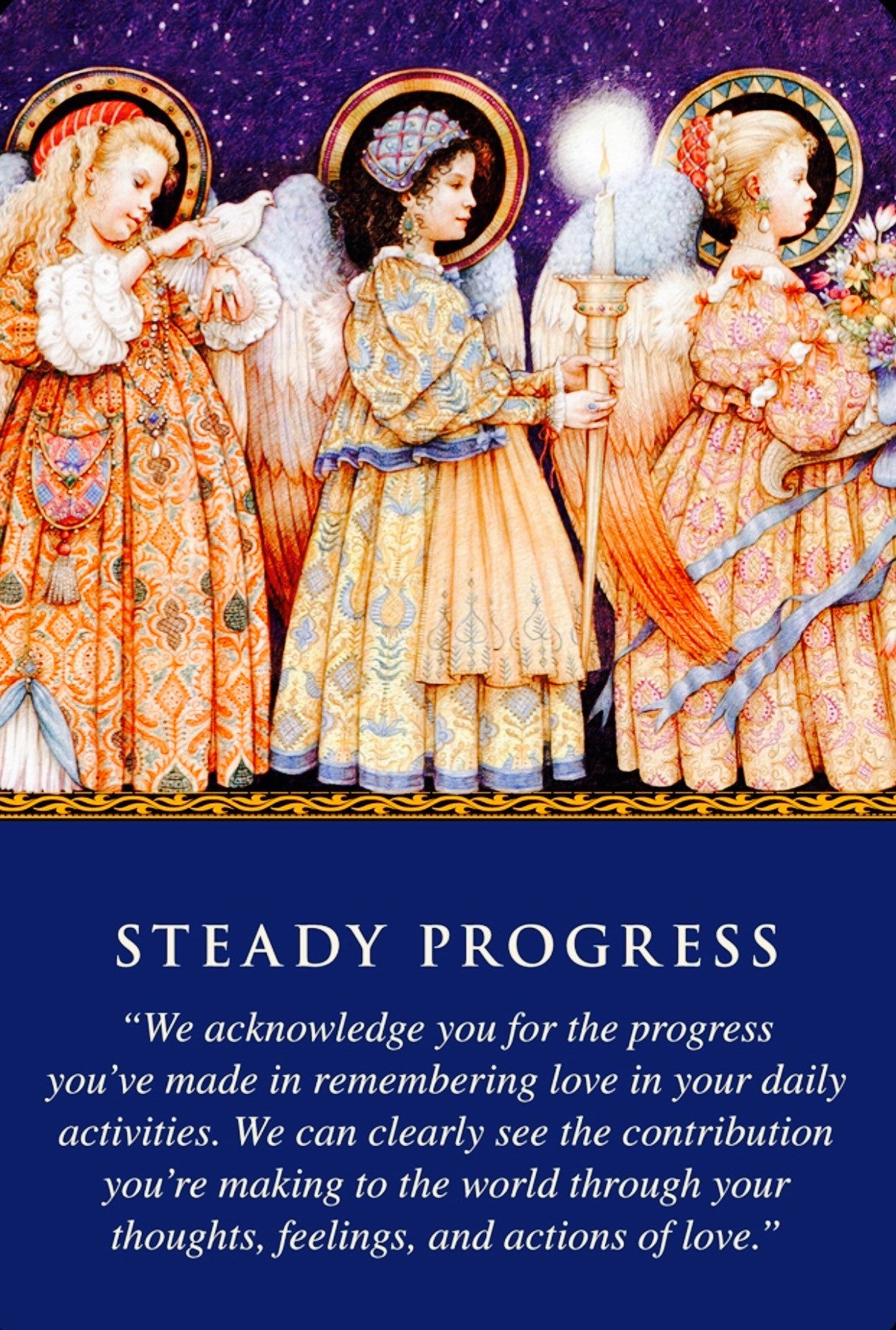 Daily Guidance From Your Angels: Steady Progress.