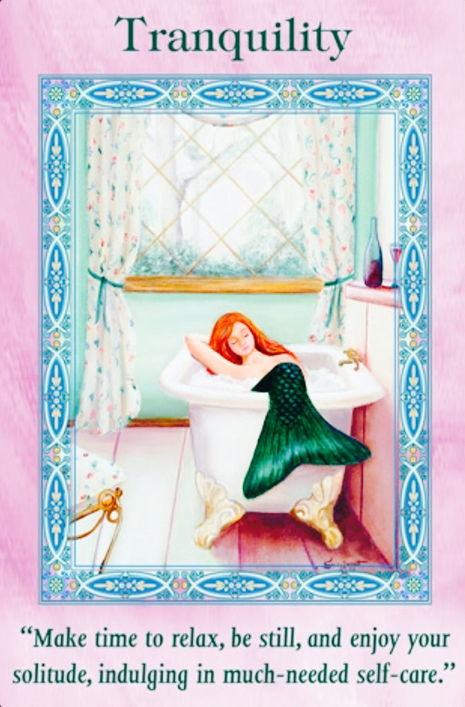 "Make time to relax, be still, and enjoy your solitude, indulging in much-needed self-care."