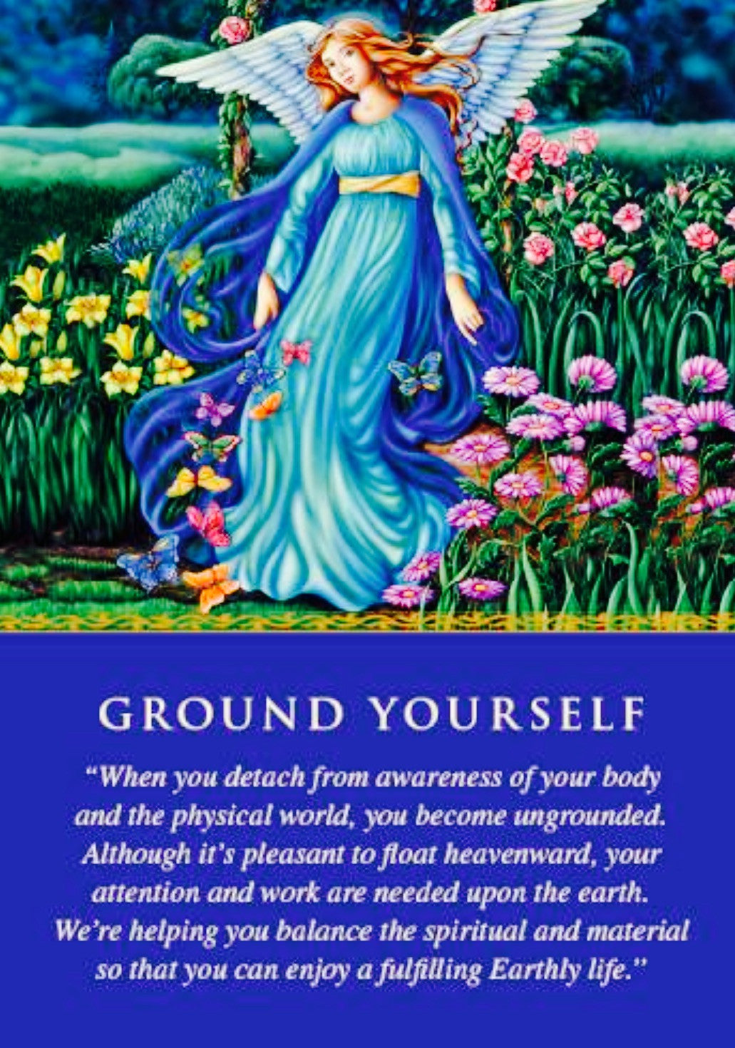 Take time to ground yourself today.