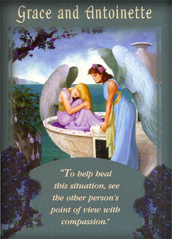 To help heal this situation, see the other person's point of view with compassion.