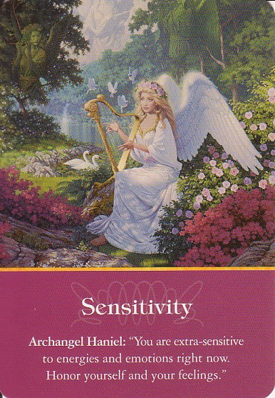 Archangel Haniel: You’re extra-sensitive to energies and emotions right now. Honor yourself and your feelings.