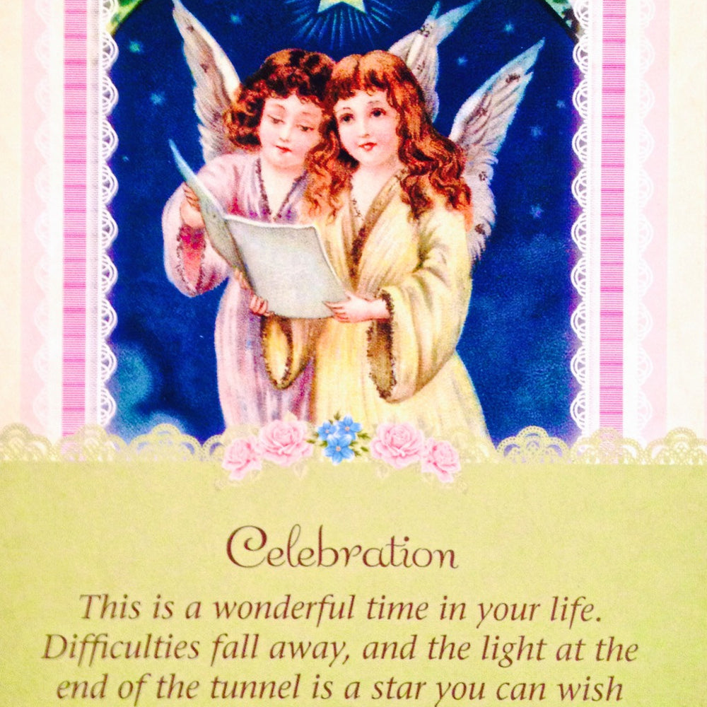 Celebration: “This is a wonderful time in your life. Difficulties fall away, and the light at the end of the tunnel is a star you can wish upon!