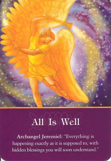 "Everything is happening exactly as it is supposed to, with hidden blessings you will soon understand.”