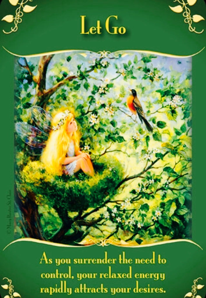 Let Go: “As you surrender the need to control, your relaxed energy rapidly attracts your desires.”