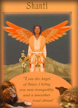 I am the Angel of Peace. I bring you new tranquility, and a smoother road ahead.